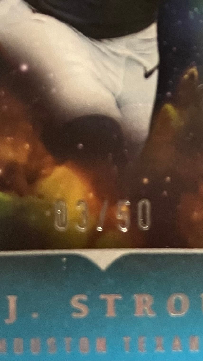 2023 CJ STROUD PANINI ORIGINS TURQUOISE /50 RC