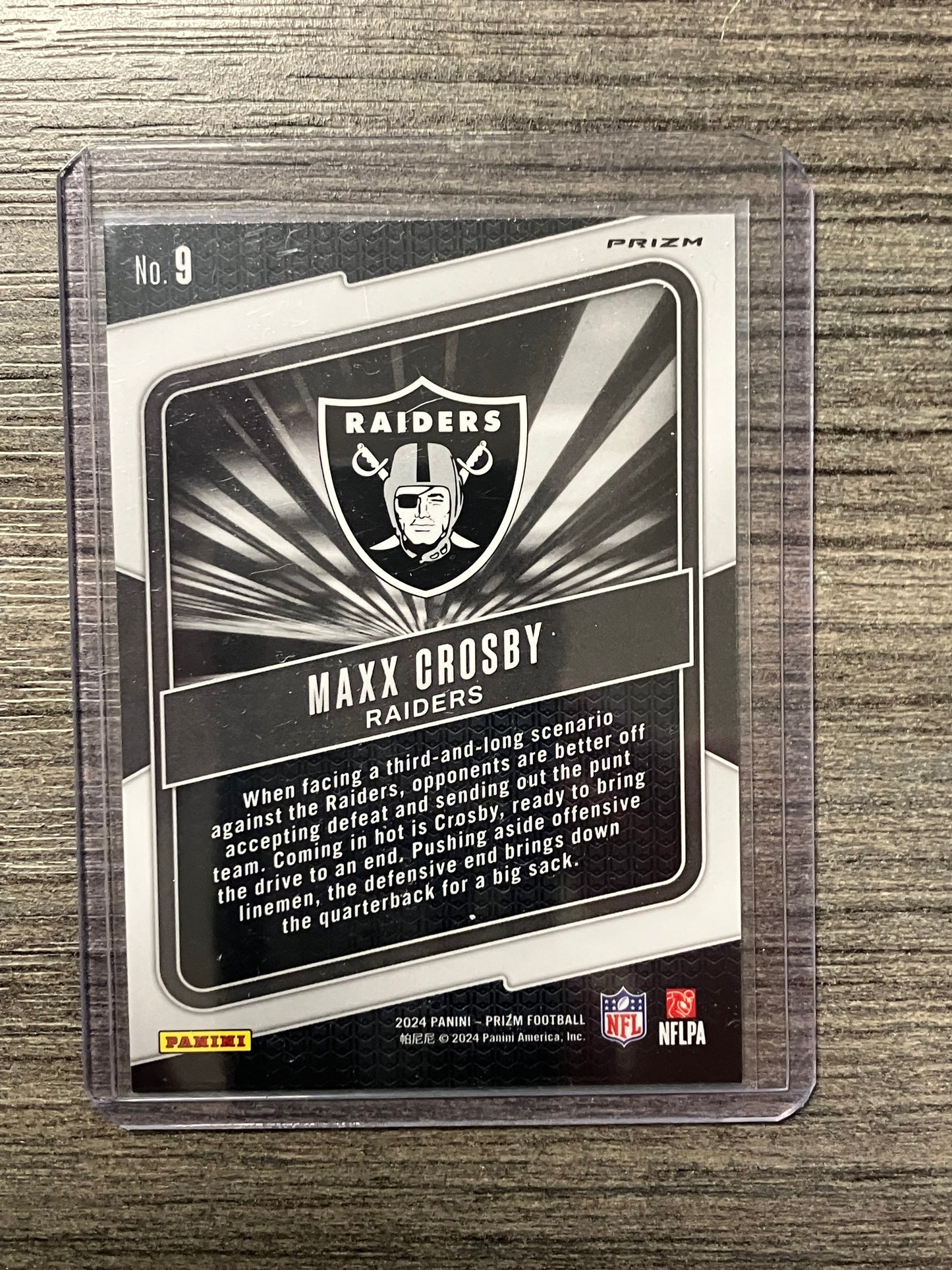 2024 Panini Prizm Max Crosby Hype Green Wave