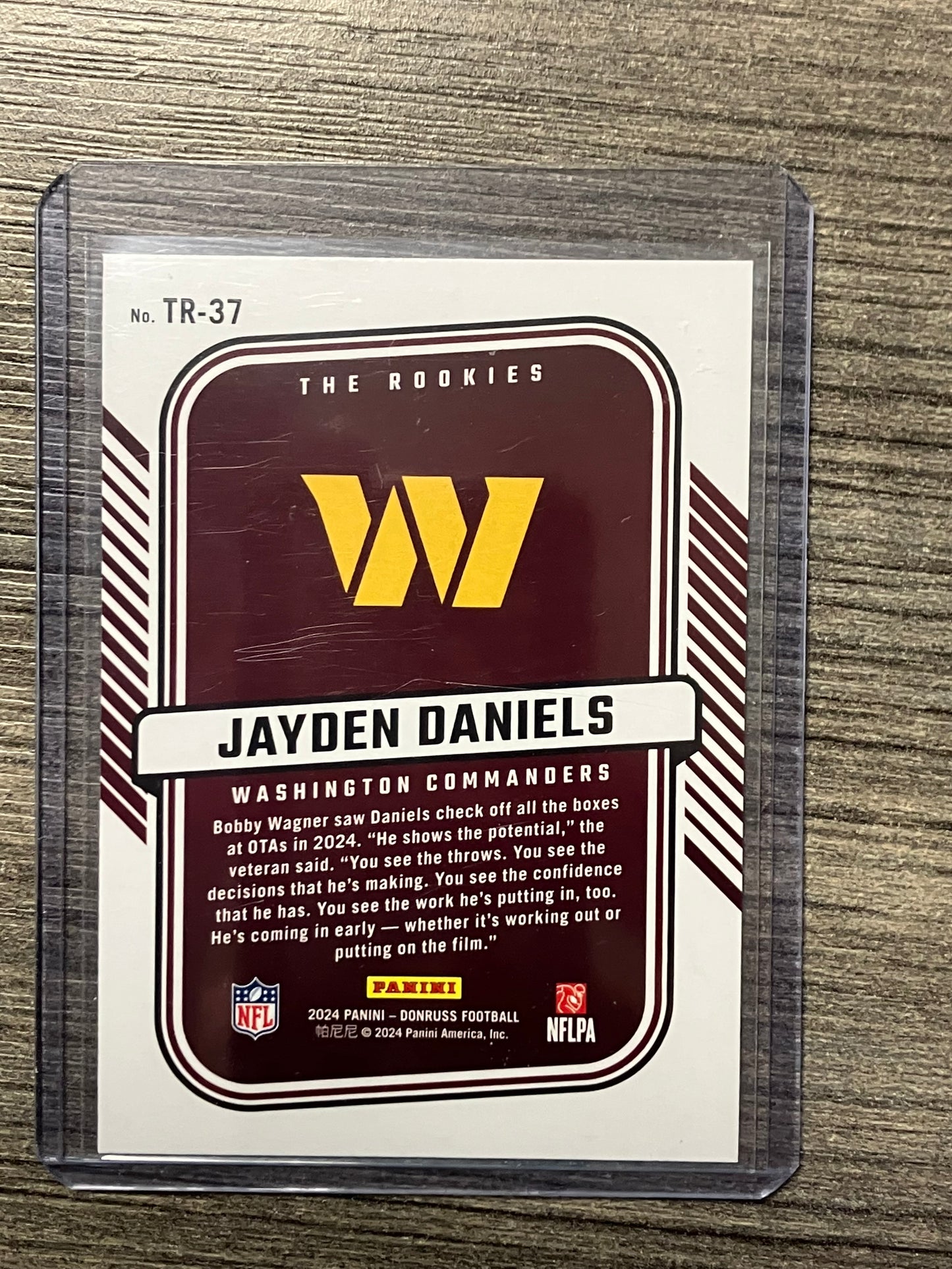 2024 Donruss the Rookies Jayden Daniels RC