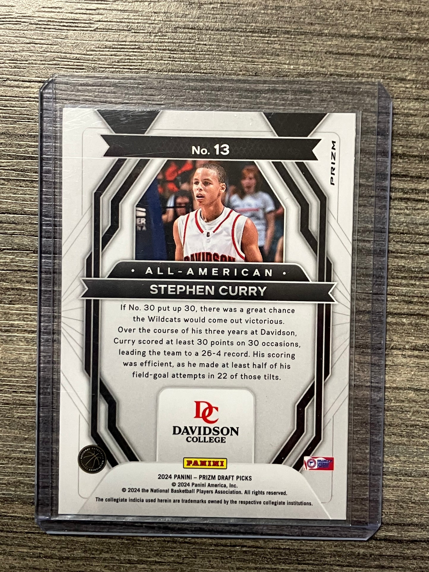 2024 Panini Prizm Draft Picks All American Stephen Curry