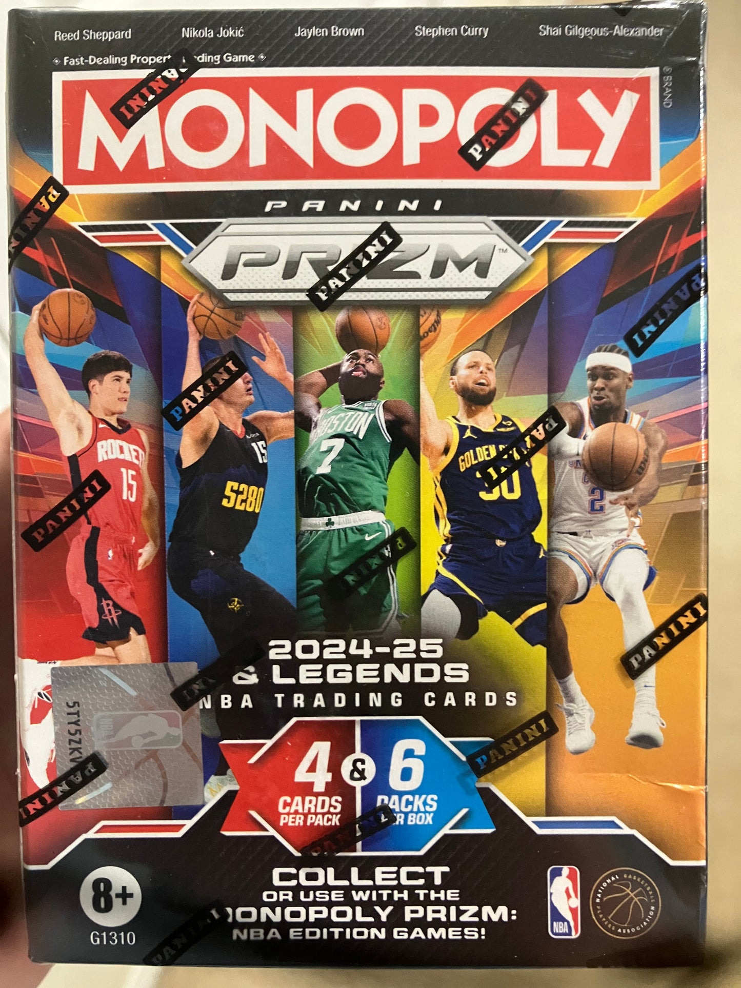 2024 Panini Monopoly Prizm NBA Blaster -NEW/SEALED