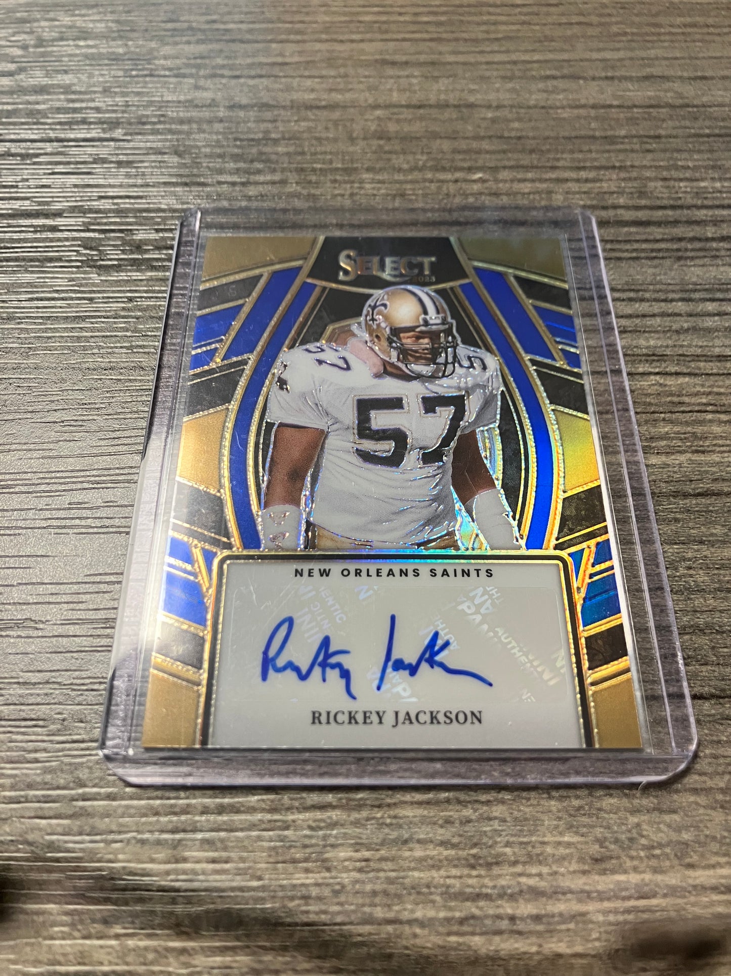 2023 Panini Select Football Rickey Jackson Auto # 99