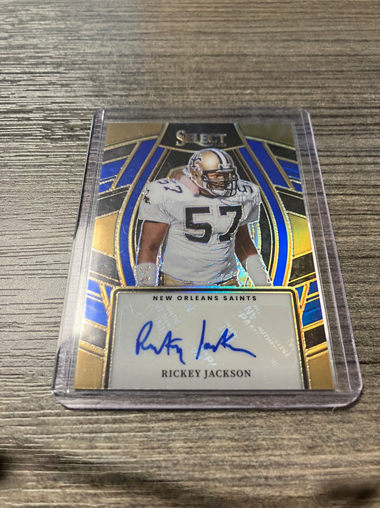 2023 Panini Select Football Rickey Jackson Auto # 99