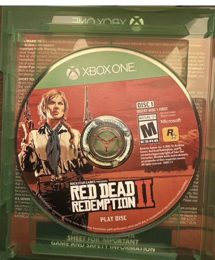 Red Redemption 2 (XBOX ONE) includes Map