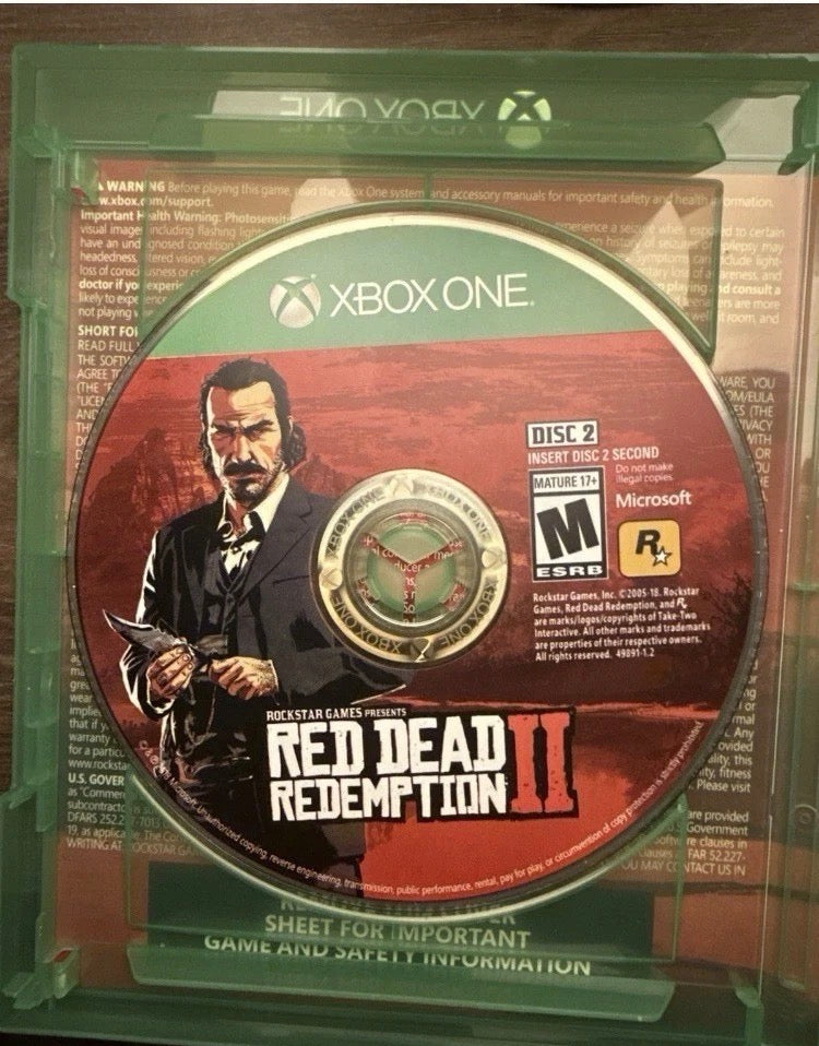 Red Redemption 2 (XBOX ONE) includes Map