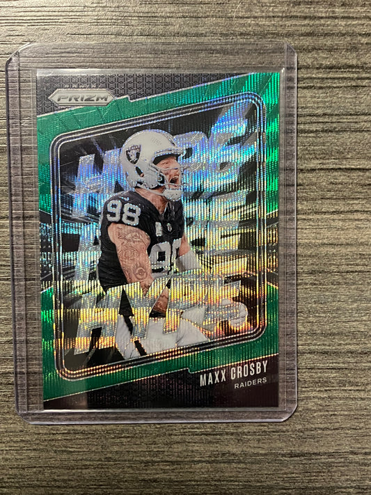 2024 Panini Prizm Max Crosby Hype Green Wave
