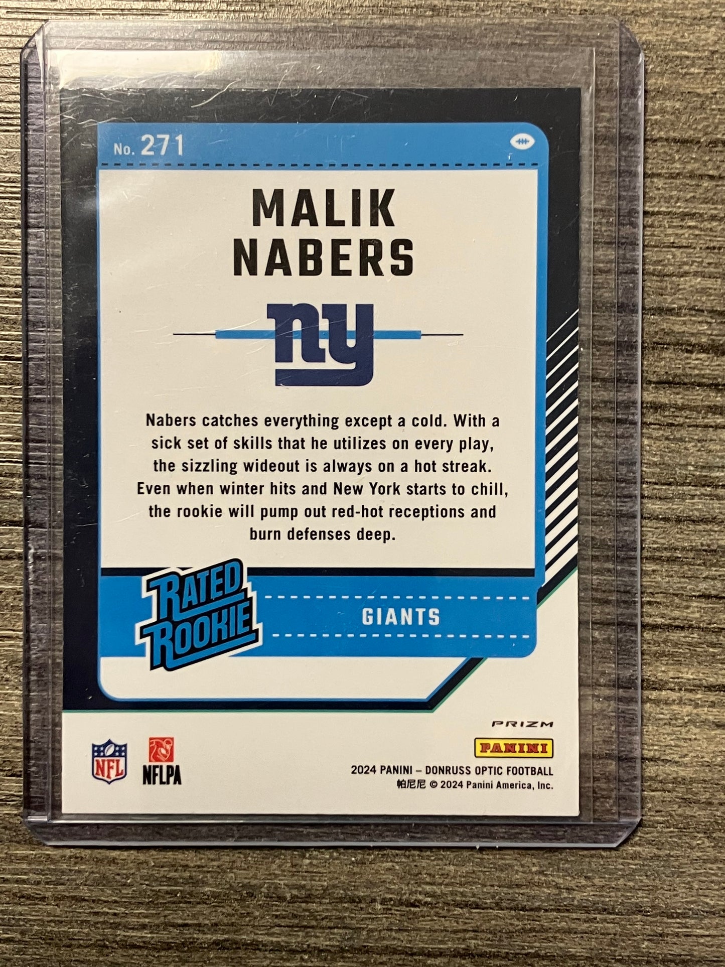 2024 Panini Optic Pink Prizm Malik Nabers RC