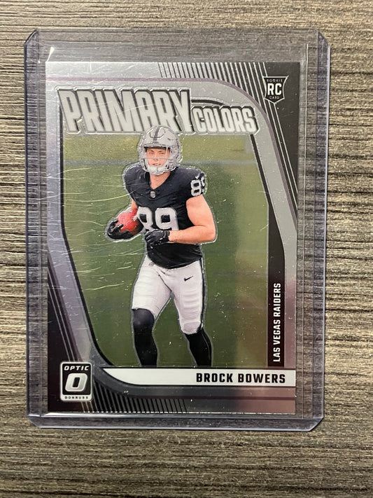 2024 Panini Optic Primary Colors Brock Bowers RC