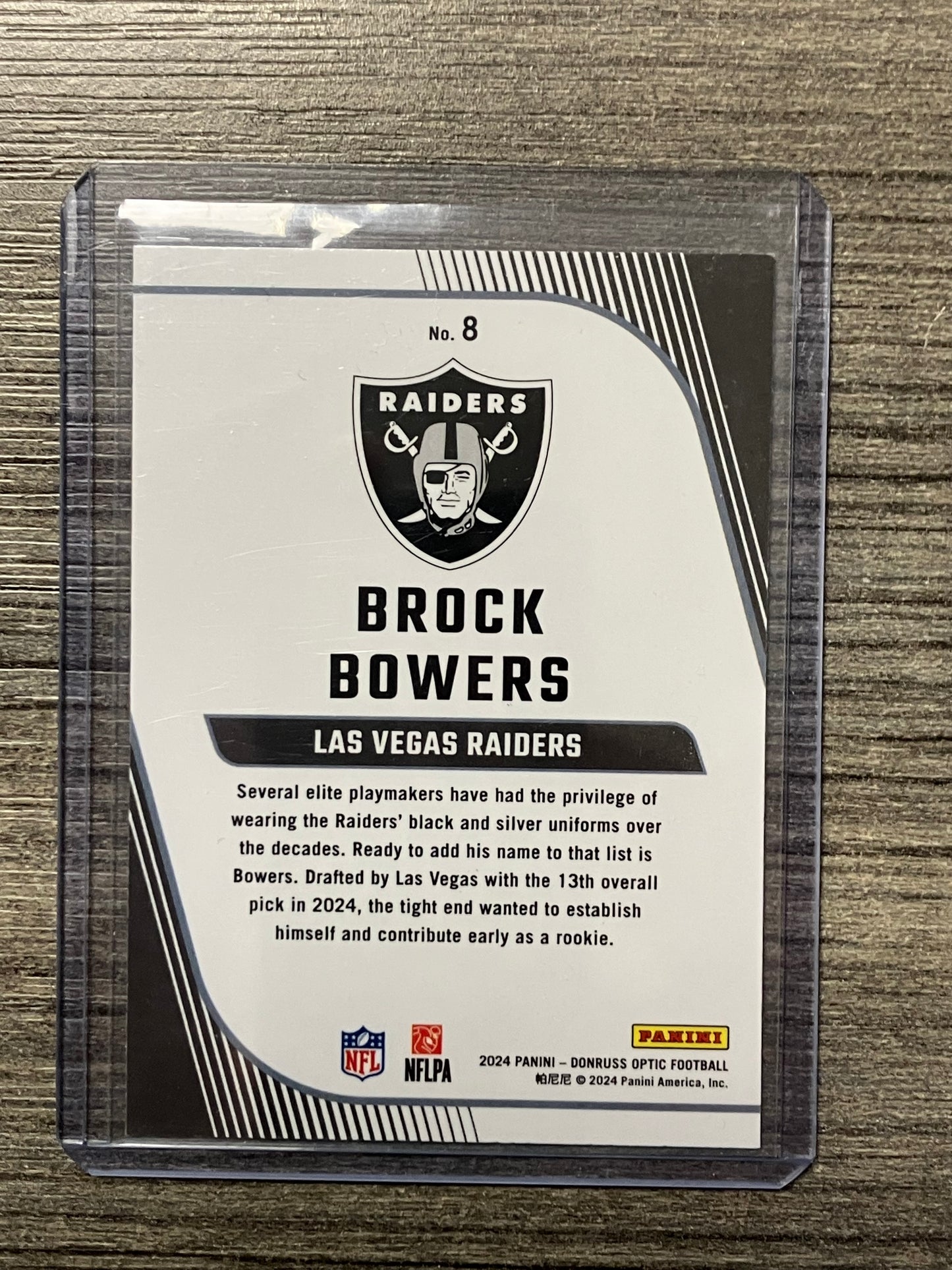 2024 Panini Optic Primary Colors Brock Bowers RC